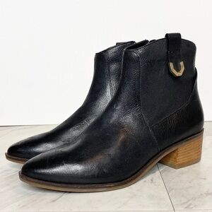 Cole Haan Maci Black Leather Bootie 8B